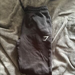 Gym shark Black Joggers with Logo stitch